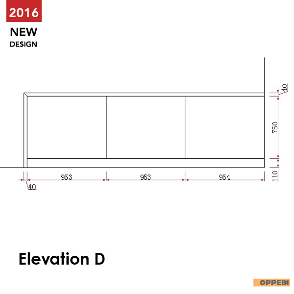 OP16-HGL-001: Modern High Gloss Laminate Kitchen Cabinet For Darwin Project - Image 3