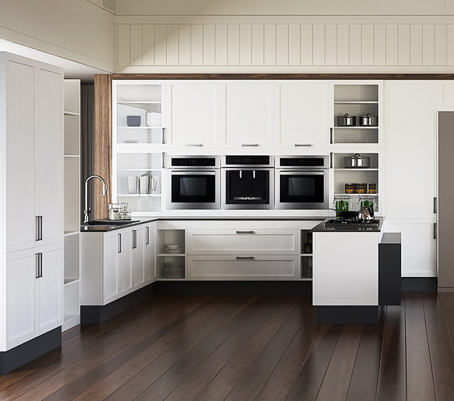 Transitional Solid Wood Shaker Kitchen Cabinet OP15-S14