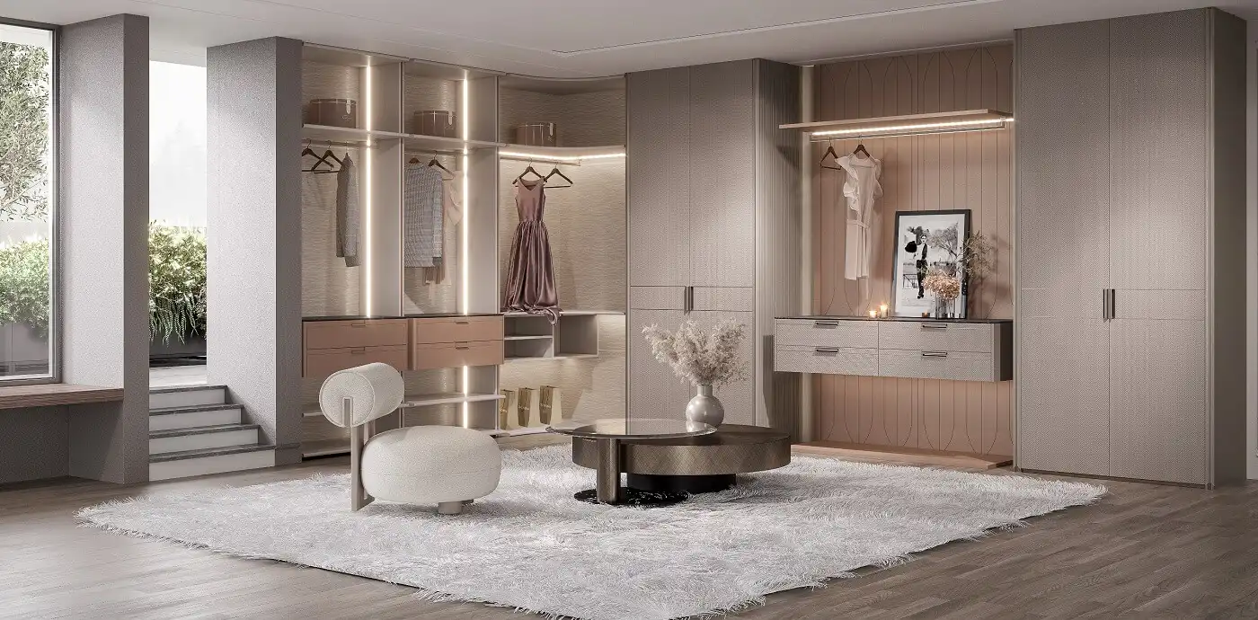 Melamine Modern Kitchen Cabinet PLCC21182