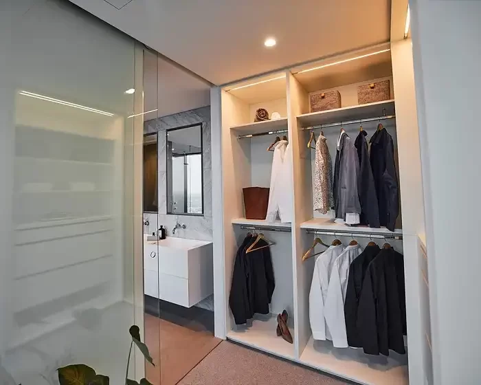 custom bedroom wardrobe Australia residential project