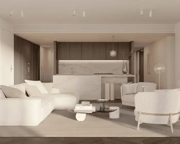 contemporary custom kitchen cabinets with island in Australia